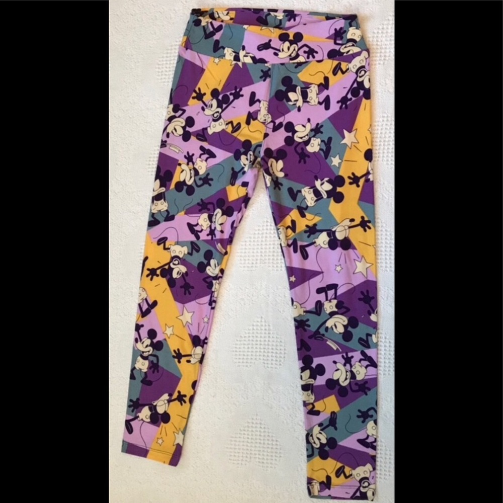 Disney’s Vintage Mickey Mouse leggings Super soft and stretchy NWOT 2-10